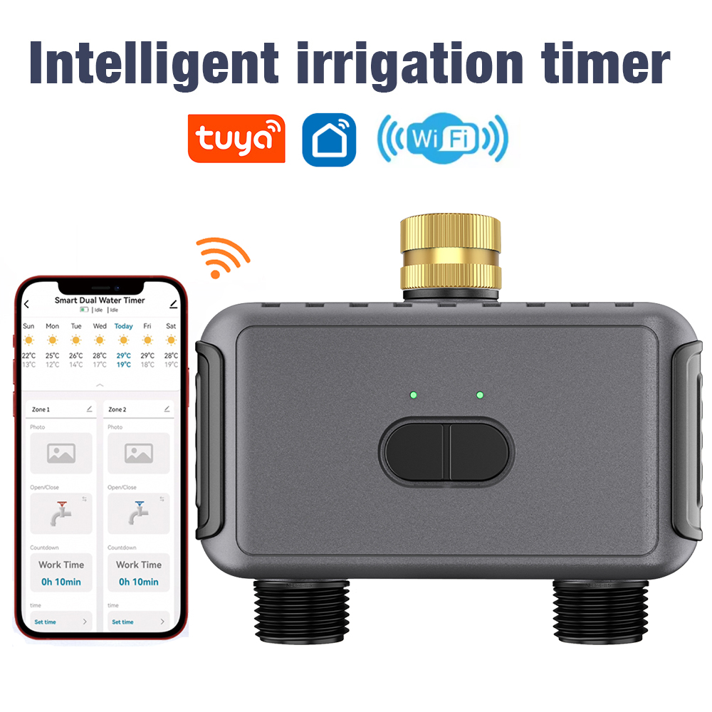 Smart Garden Project - Programmateur d'arrosage automatique Wi-Fi à double