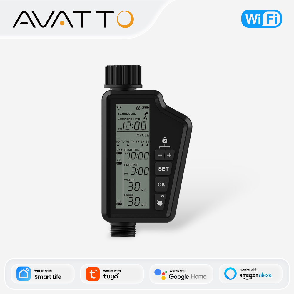 Smart Garden Tap - AVATTO Tuya WIFI minuterie d'arrosage de