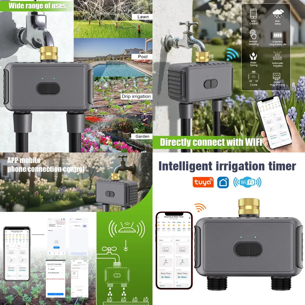 Smart Garden - Programmateur d'arrosage intelligent WAP01 WiFi à