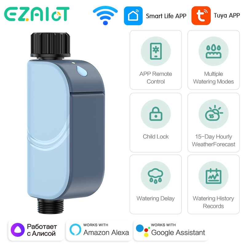 Smart Garden Monitoring System - Minuterie d'arrosage de jardin intelligente Tuya