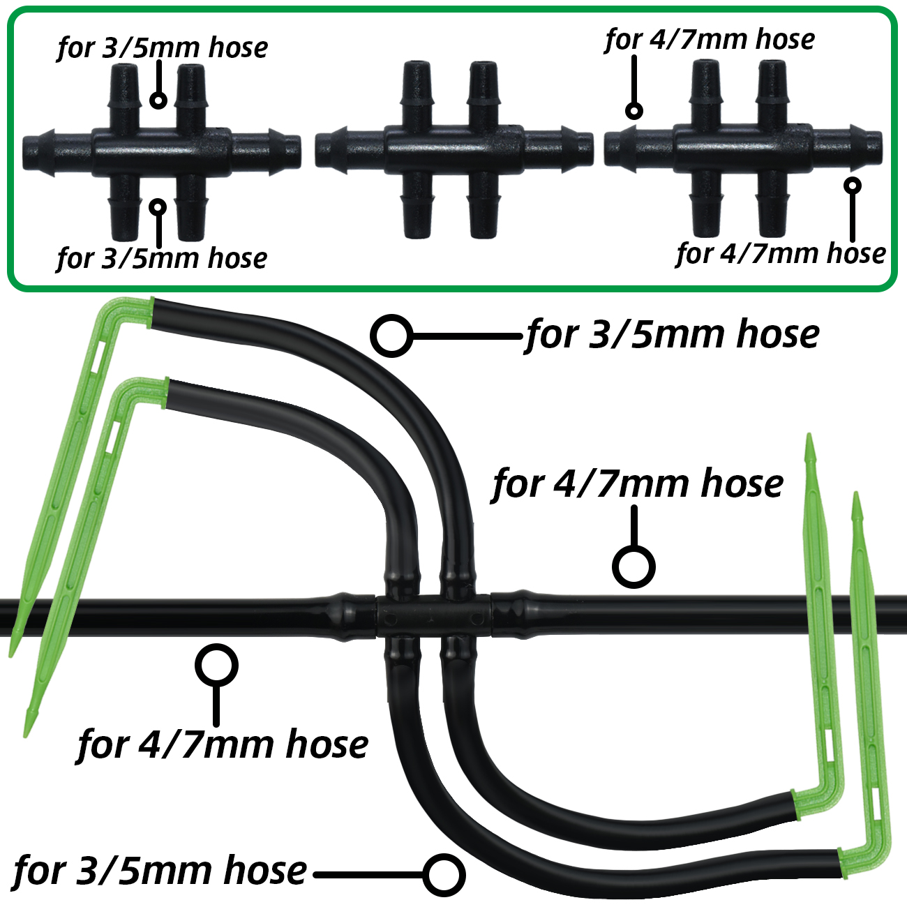 KESLA jardin 4/7mm à 3/5mm tuy - Smart Garden Outdoor avis et prix