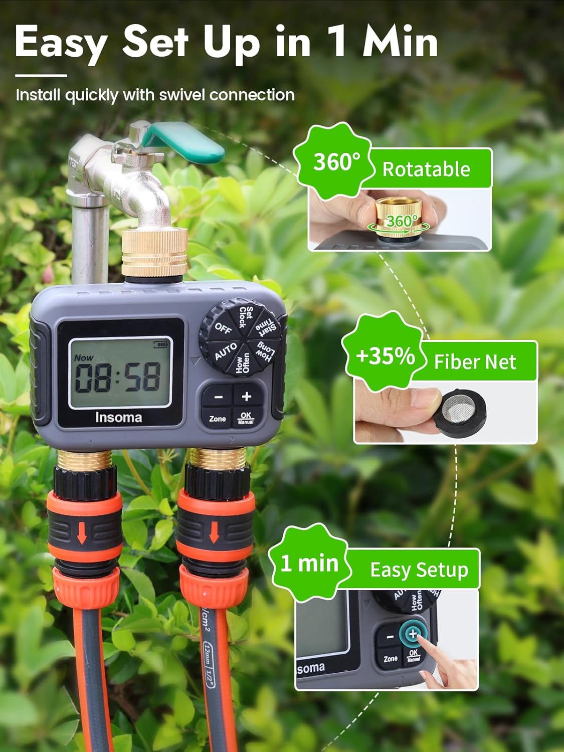 Système d'arrosage intelligent - Smart Garden Monitoring System avis et prix