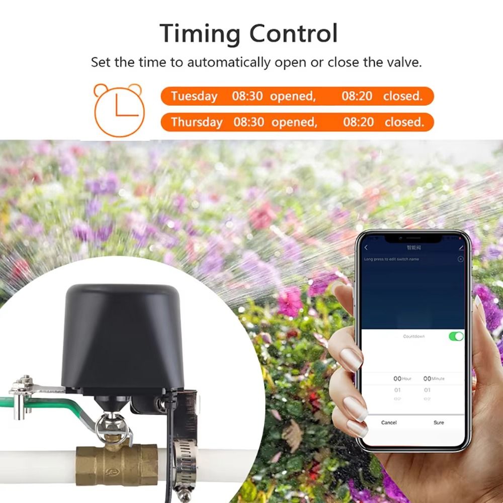 Tuya Zigbee ou Wifi vanne d'ea - Smart Garden Tap avis et prix