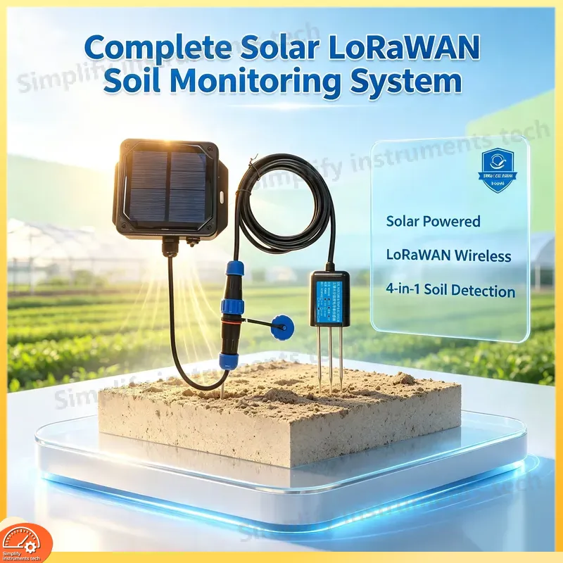 Capteur de sol solaire LoRaWAN - Smart Garden Monitoring System avis et prix